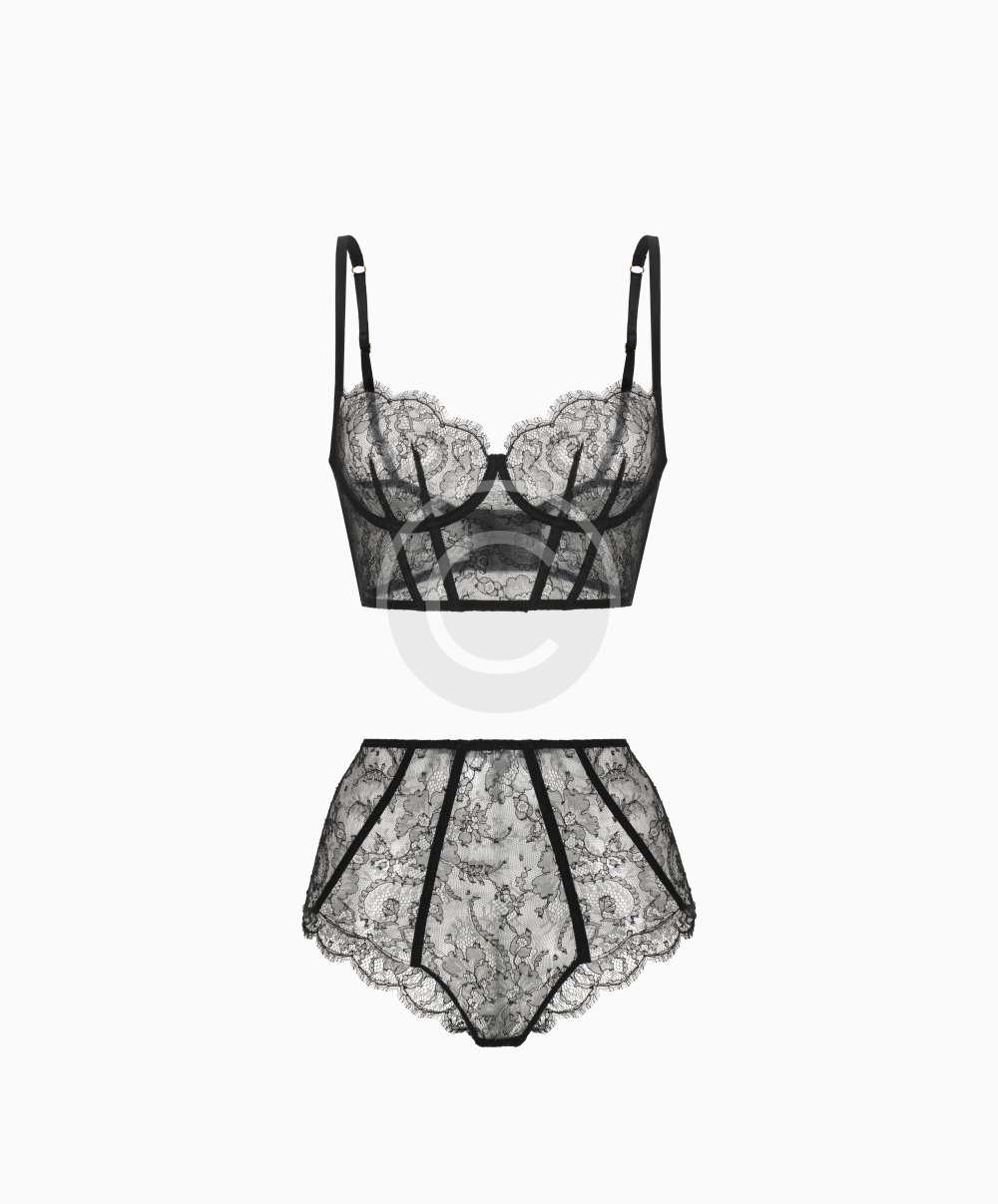 Sheer lace set