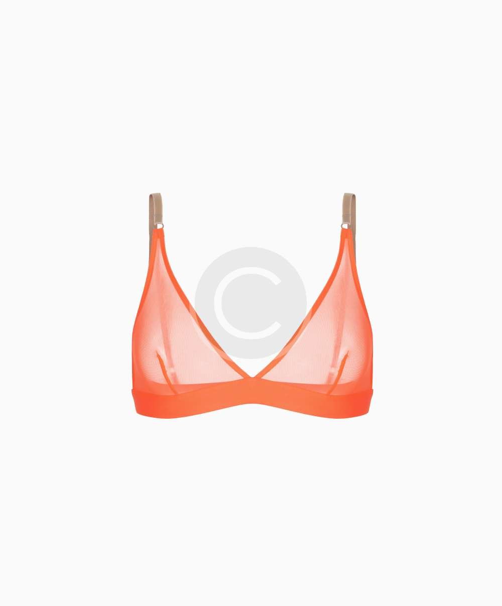 Pink bra